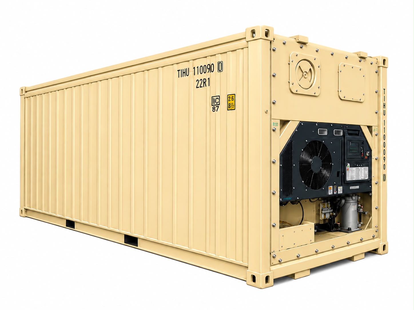 20FT Sıfır Reefer Yük Konteyneri Soğutuculu